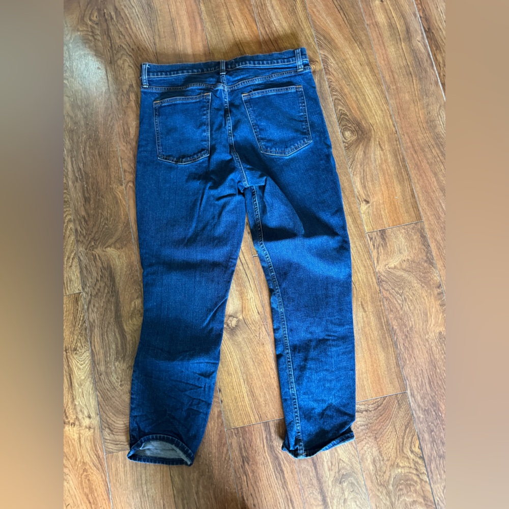 Abercrombie & Fitch Dark Blue Skinny High Rise Jeans